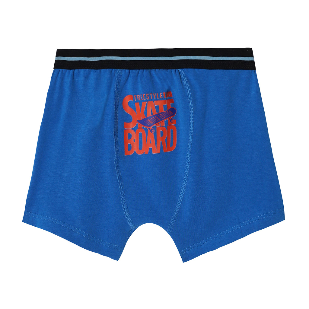 Red rose Stretchy Printed Trunks for Boys | JR-532 PACK OF 3