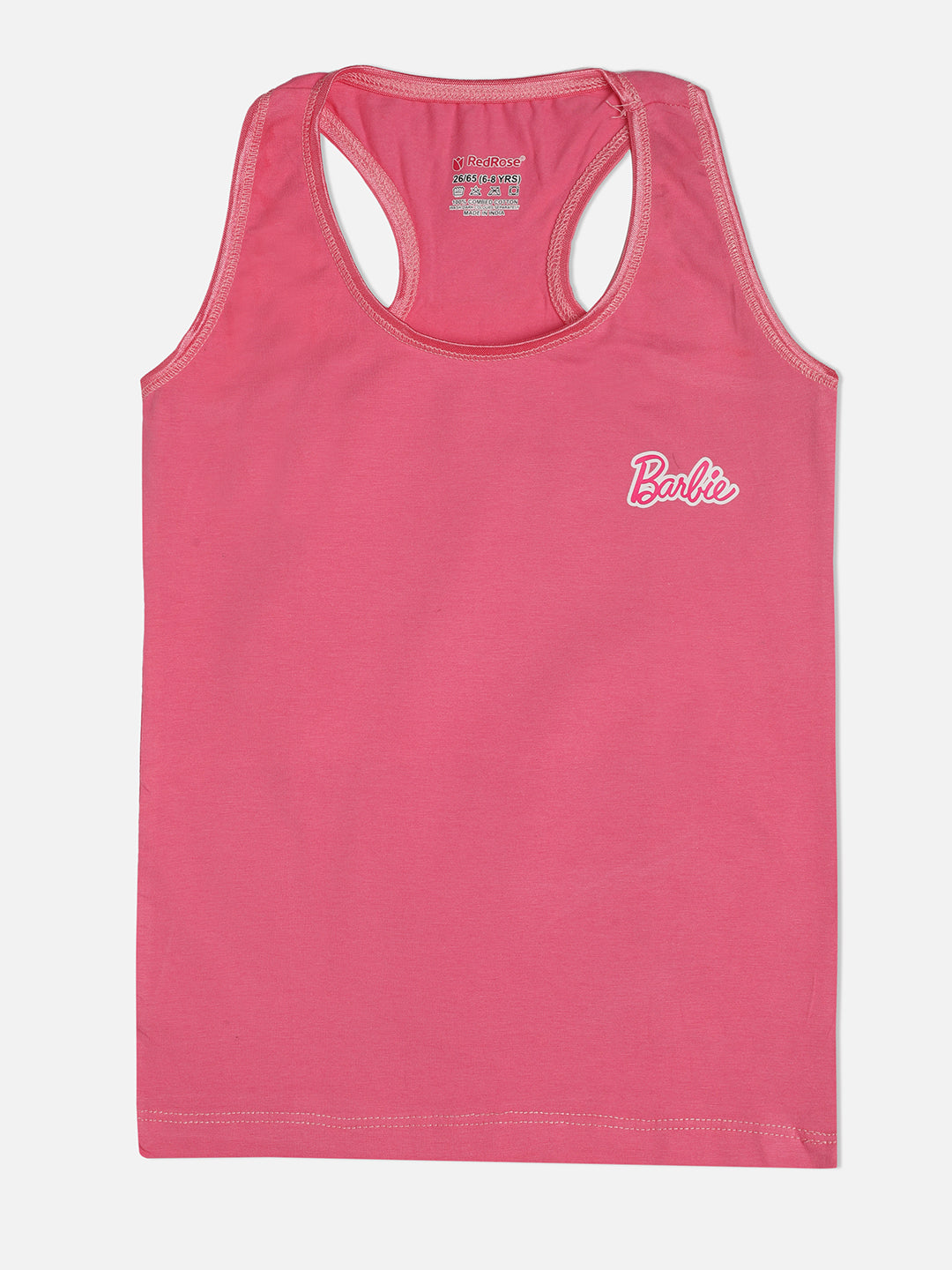 Redrose Girls Racerback Slips – Pack of 3 (Barbie Print) | BS-22_PRF