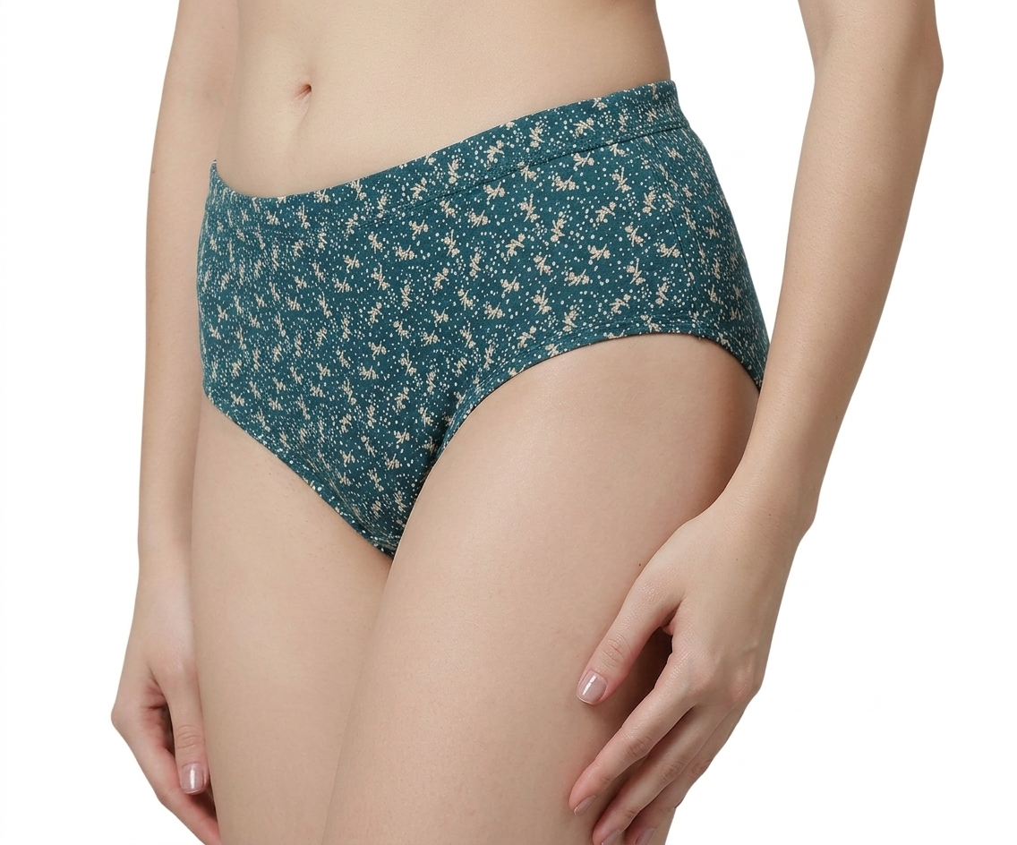 R.R-600 High Rise Plus Size Hipster Panties – Pack of 3