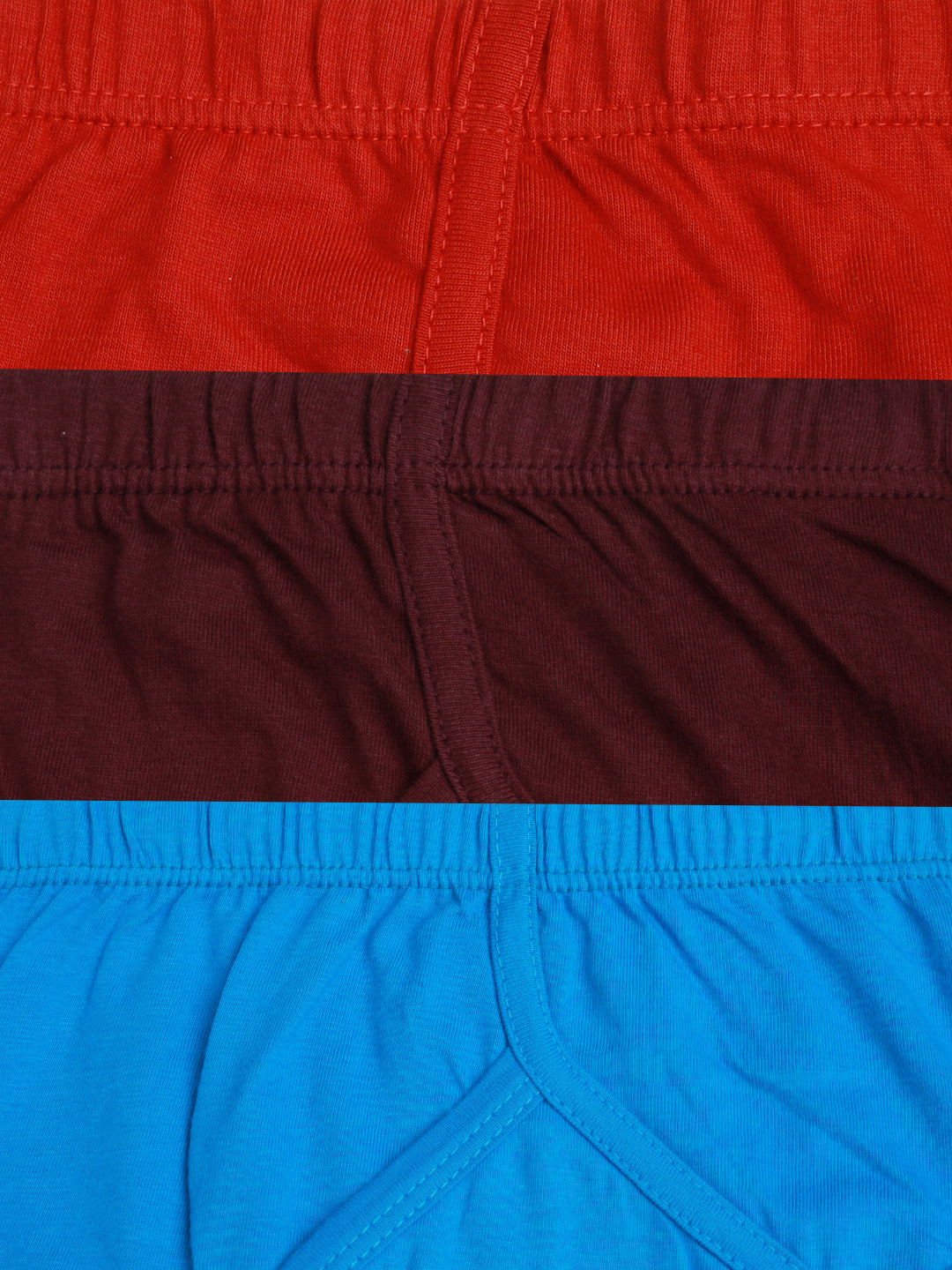 Redrose Boys Solid Cotton Briefs – Pack of 6 | Soft & Comfortable Innerwear | JR-14