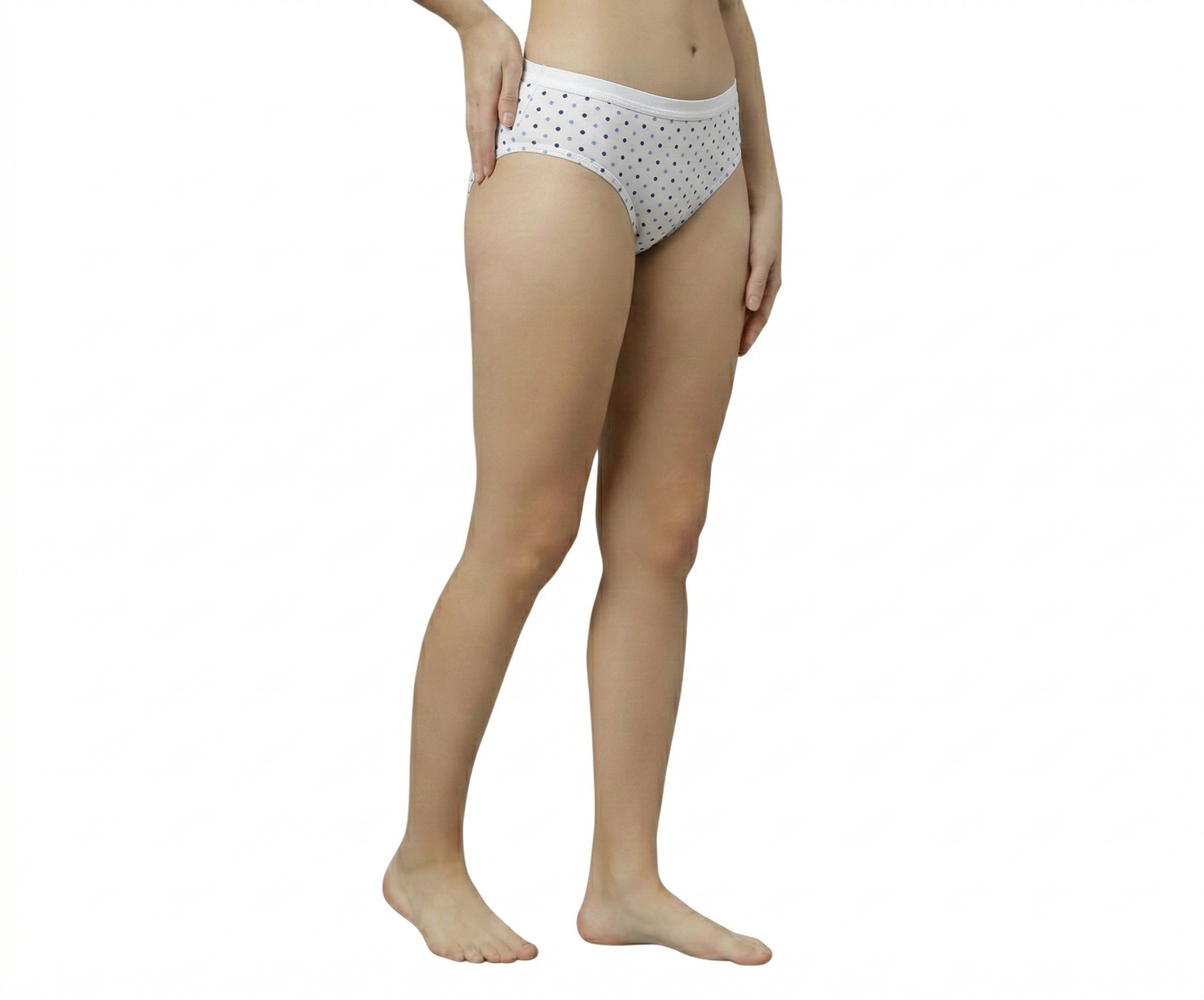 BHAKTI WH Women’s Ribbed Waist Cotton Panties – Soft & Breathable Printed Briefs for Everyday Comfort (Pack of 3)
