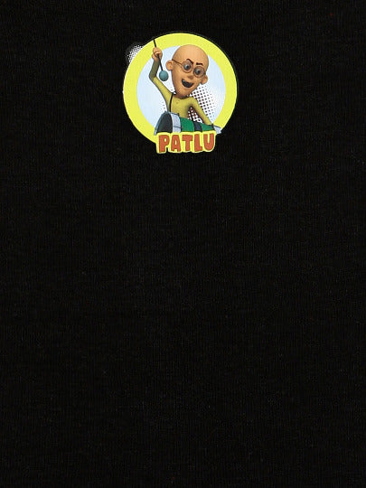 🧒 Redrose Boys Cotton Vests – Pack of 5 | Motu Patlu Printed | Stylish Colorblock Sleeveless Innerwear | RAZER_RIB_MP