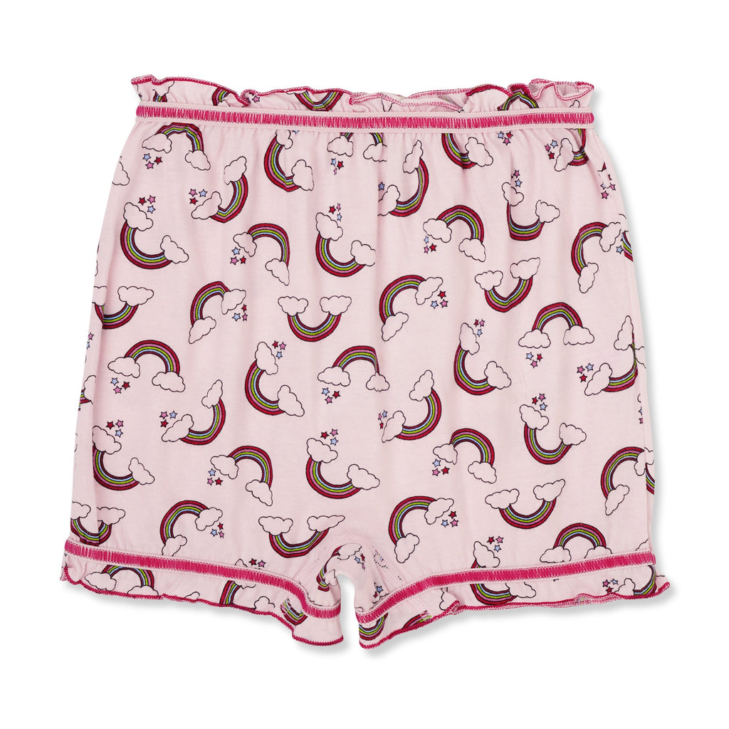 🧜‍♀️ Redrose Girls Rainbow Print Cotton Bloomers – Pack of 6 | Soft, Cute & Comfy Everyday Wear 👧 | BLM-224