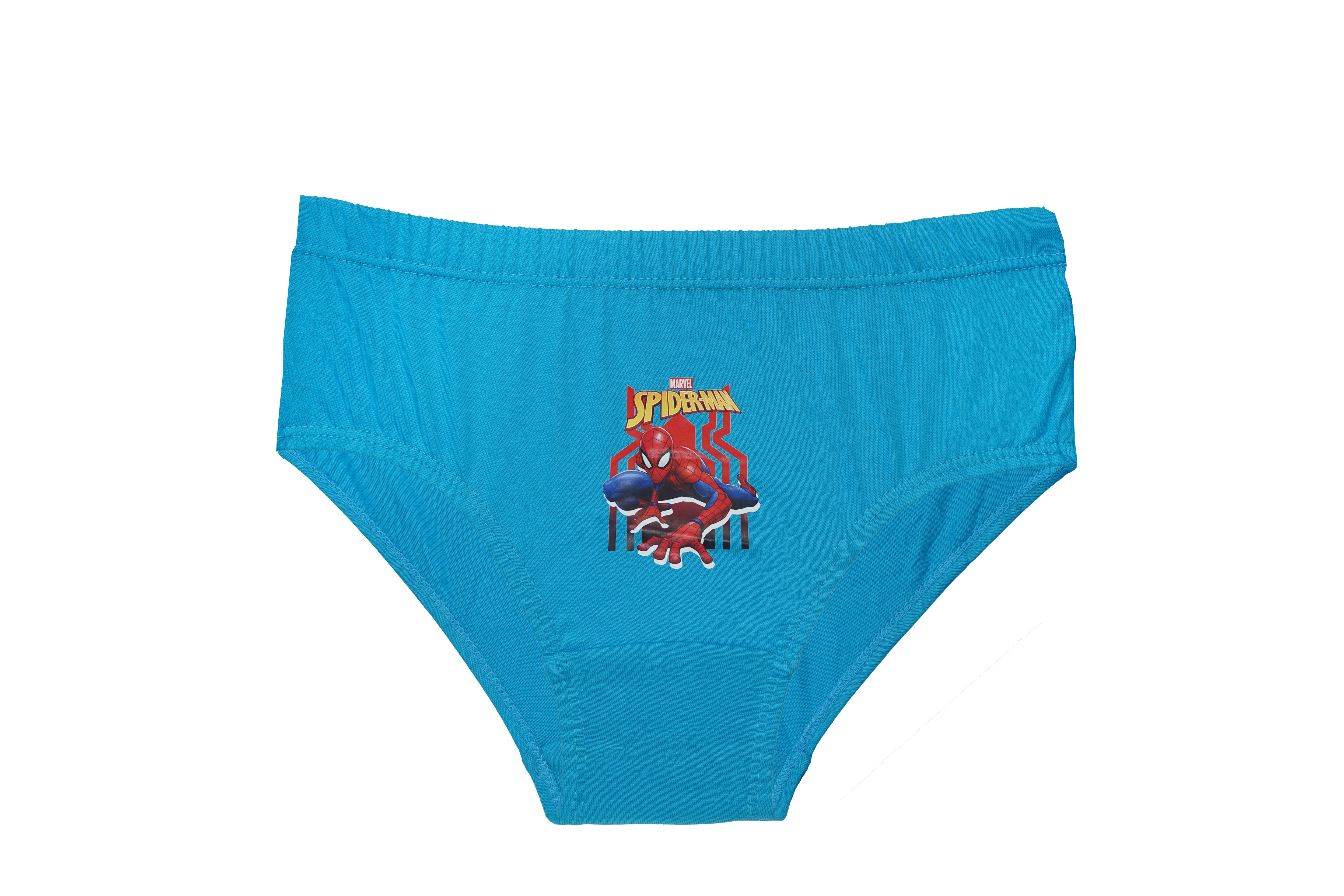 Boys’ Spiderman Briefs – 6-Pack 100% Cotton Underwear | JR-602