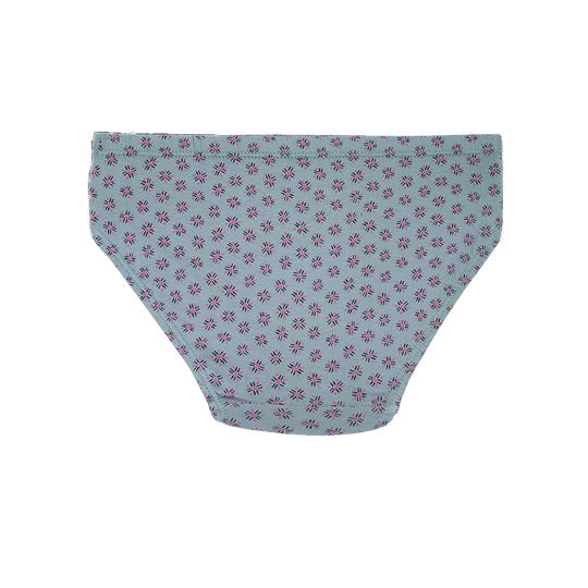 Redrose Girls' Printed Briefs Pack of 6 – Soft Cotton Innerwear for Kids (Multicolor) | BABY-70