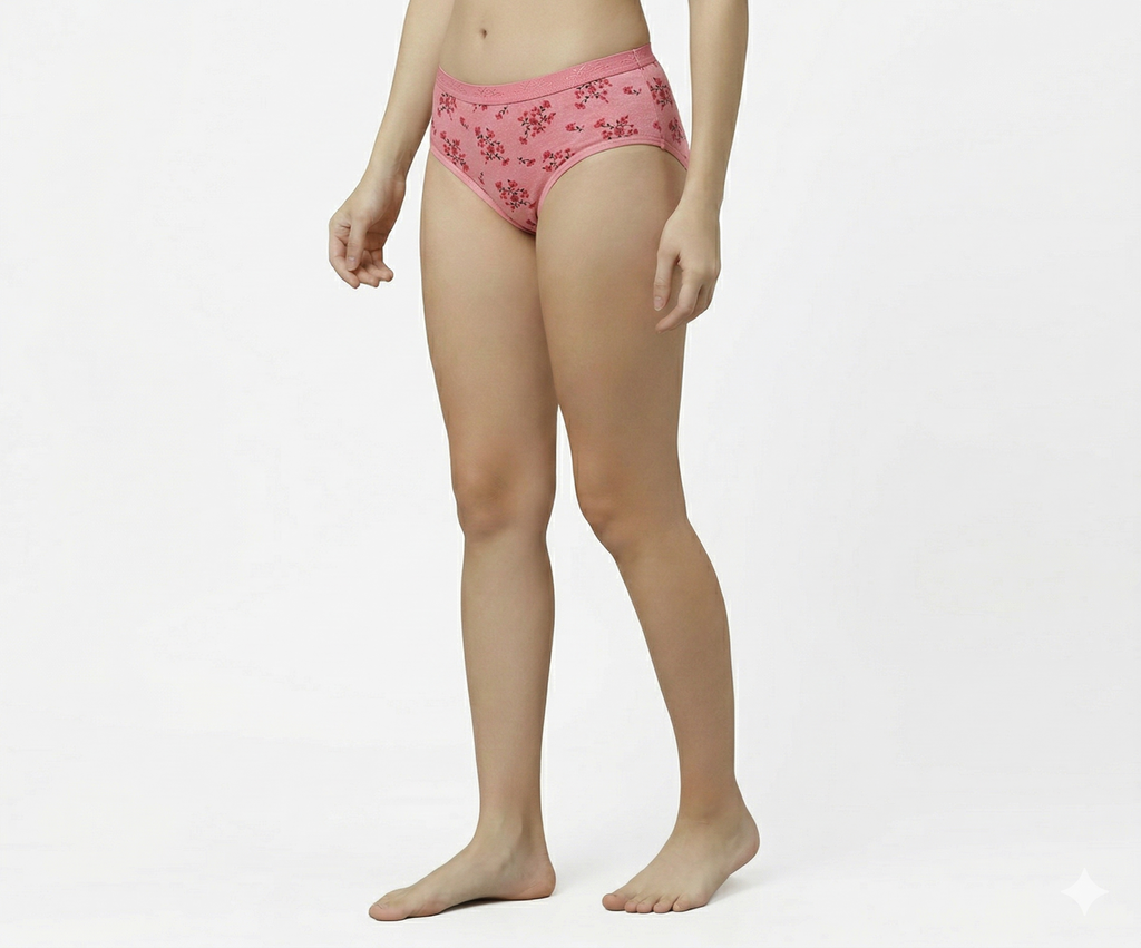 AACHAL High Rise Plus Size Hipster Panties – Pack of 3