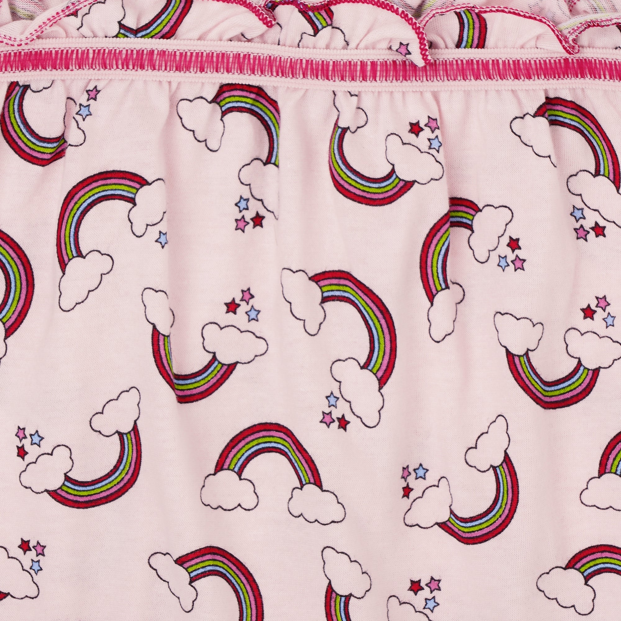 🧜‍♀️ Redrose Girls Rainbow Print Cotton Bloomers – Pack of 6 | Soft, Cute & Comfy Everyday Wear 👧 | BLM-224