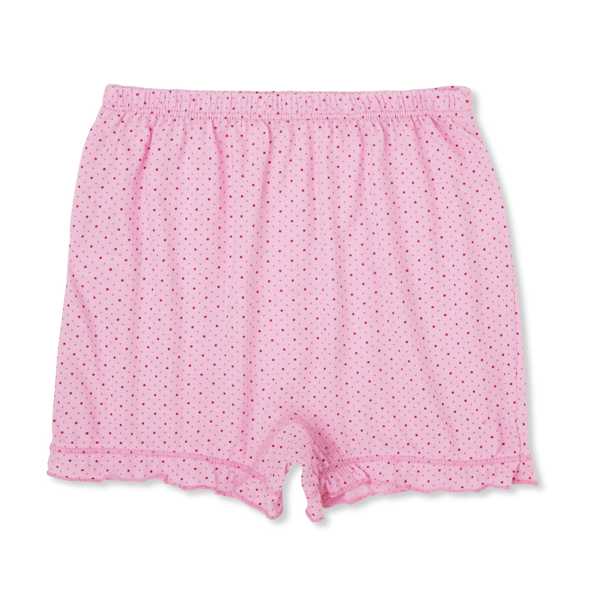 Redrose Girls' Polka Dot Printed Bloomers – Pack of 6 | Soft Cotton Comfort 🌸👧 | BLM-235