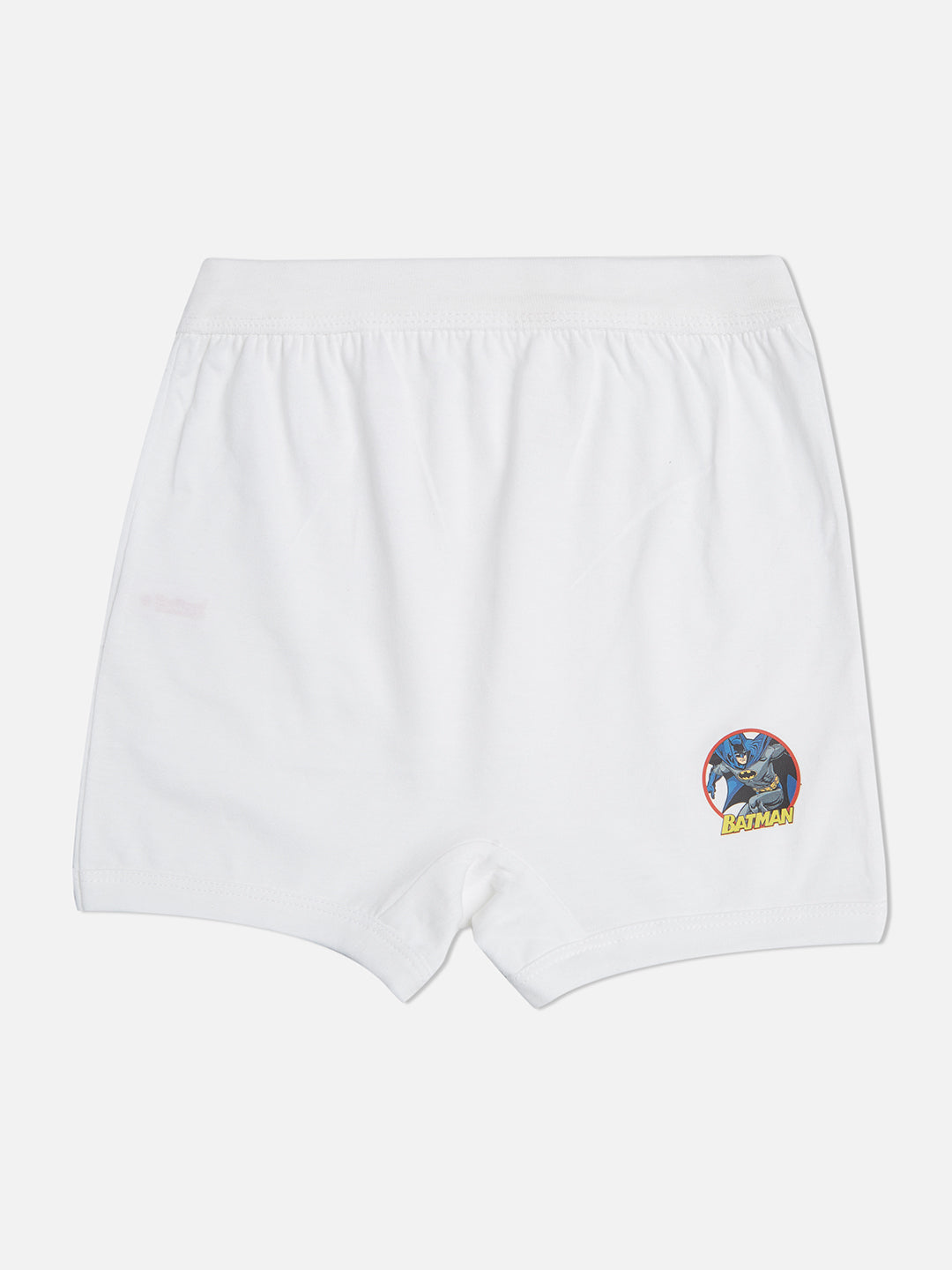 Redrose Boys Innerwear White Boxer Briefs – Pack of 6 | Soft Cotton with Hero Print | JR-40WH