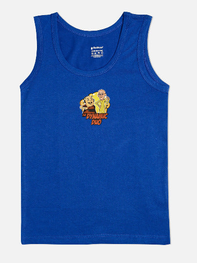 Redrose Motu Patlu Boys Cotton Vests🎉  – Pack of 5 | Colorful Cartoon Sleeveless Innerwear | VEST_1005CL