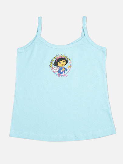 Redrose Girls Cotton Slips – Pack of 5 (Dora Print, Multicolor) | BS-25(DORA)