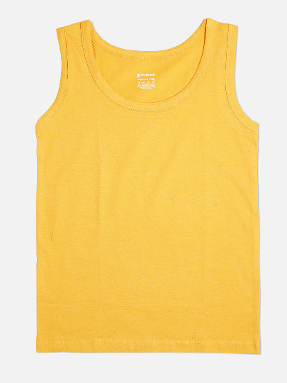 Redrose Boys Cotton Vests – Pack of 5 | Plain Sleeveless Innerwear | Stylish Contrast Trims | VEST_1005CL