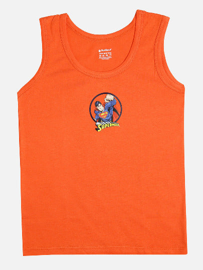 🦸‍♂️ Redrose Justice League Boys Cotton Vests – Pack of 5 | Superhero Printed Sleeveless Innerwear | VEST_1005CL