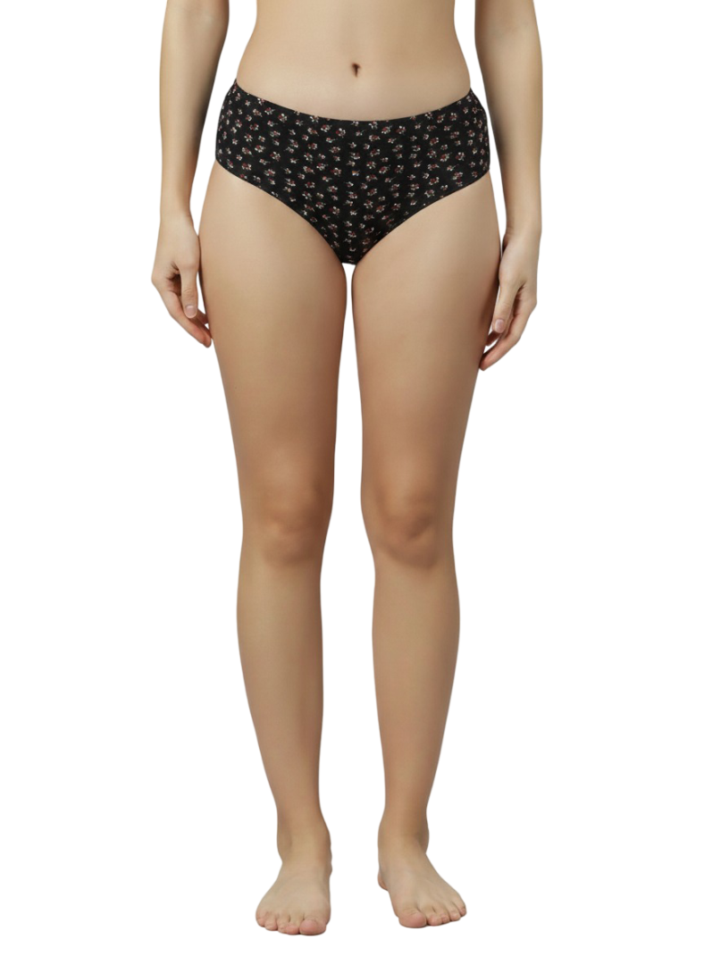 ANIKA– Full Coverage Mid-Rise Hipster Panties  – Pack of 3 (Multicolor)