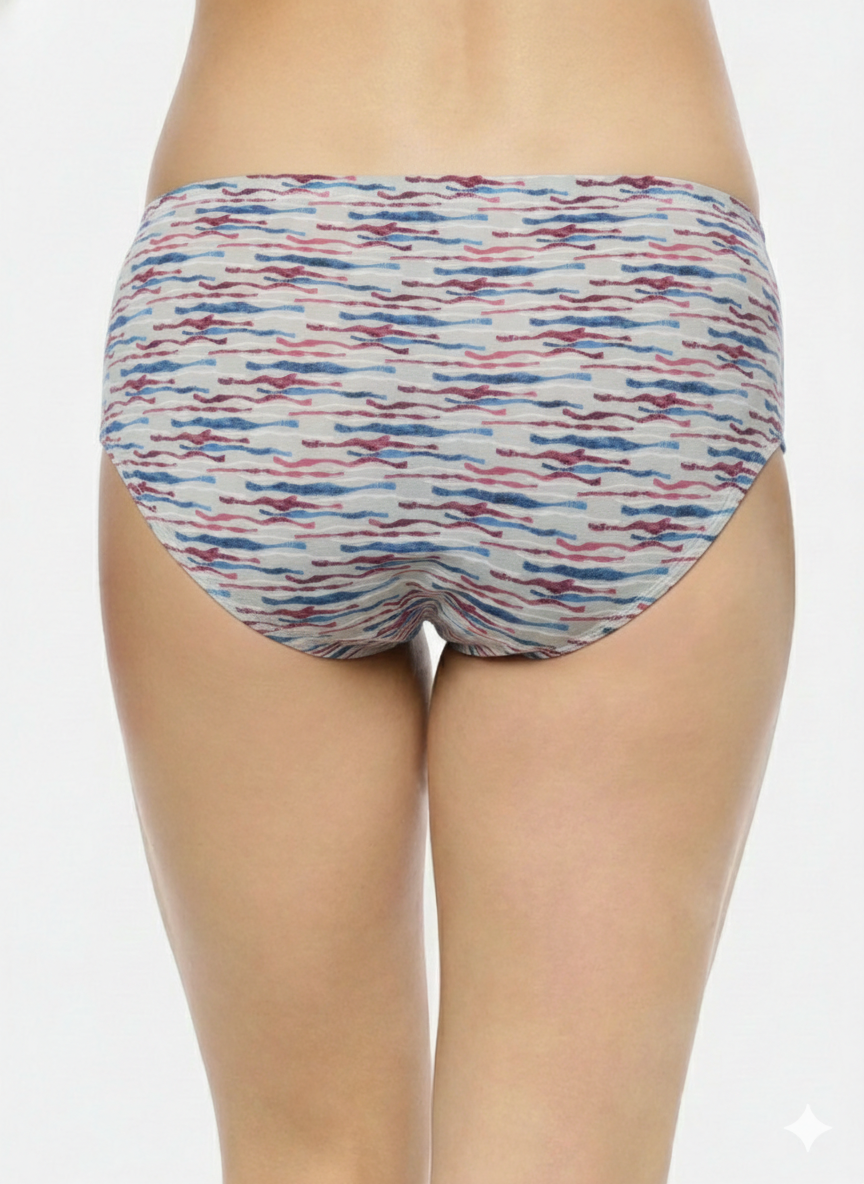 Midrise Cotton Hipster Panties– Pack of 3