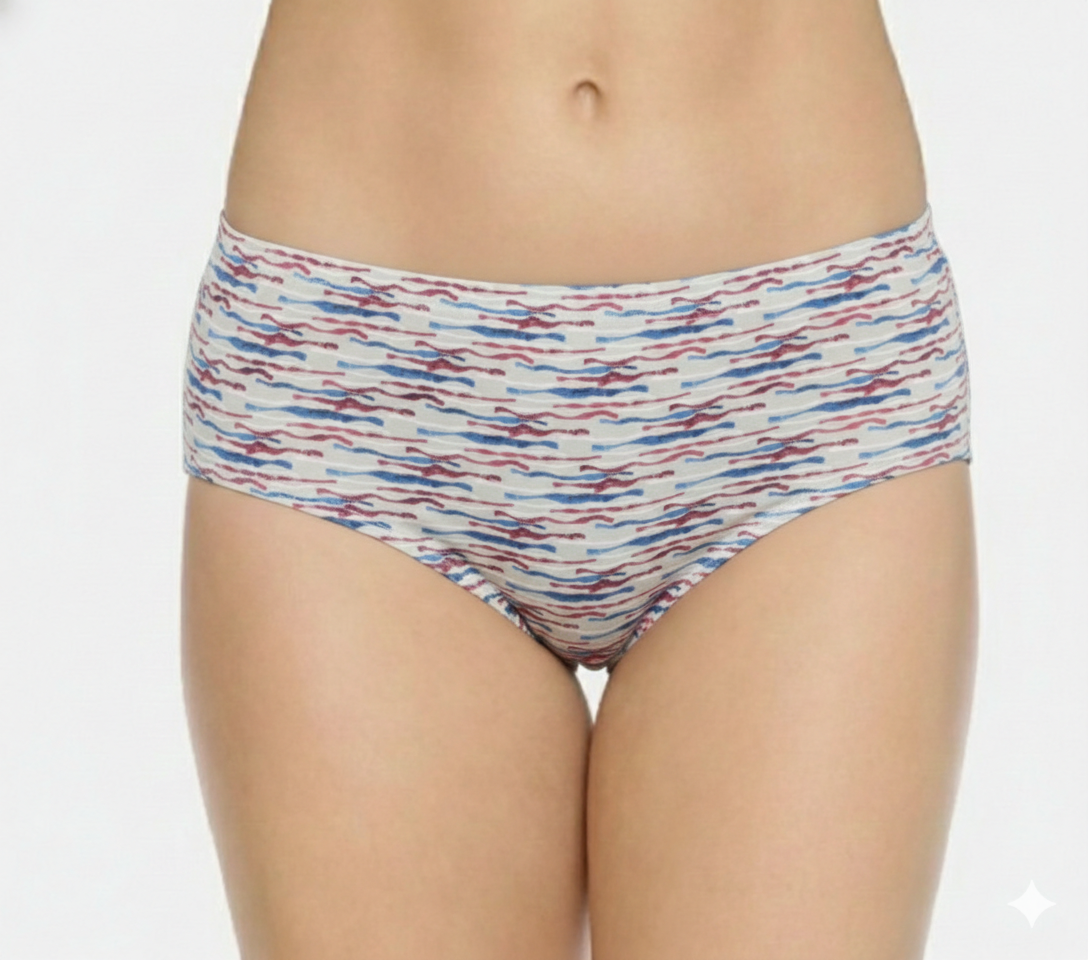 Midrise Cotton Hipster Panties– Pack of 3