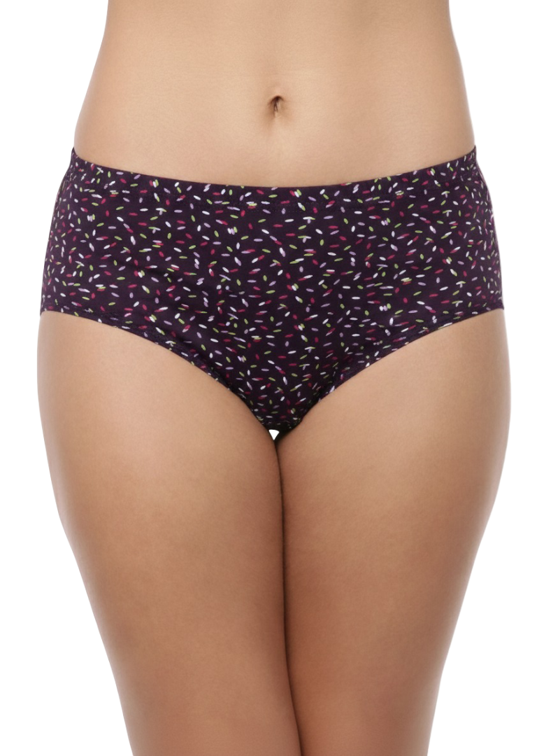 AURORA – Full Coverage Mid-Rise Hipster Panties  – Pack of 3 (Multicolor)