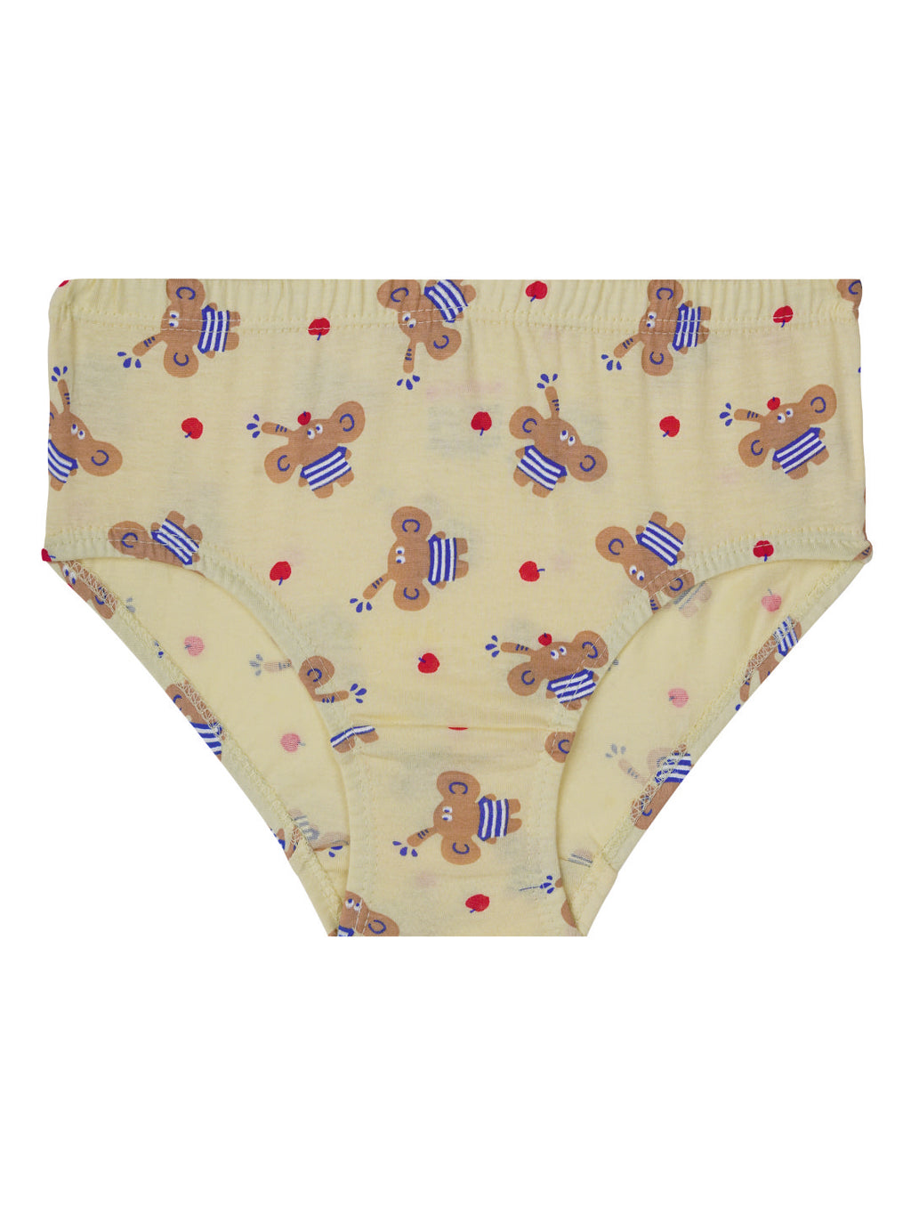 BABY 175 | Girls’ Cotton Printed Briefs – Soft & Comfortable Assorted Design Underwear Pack 3