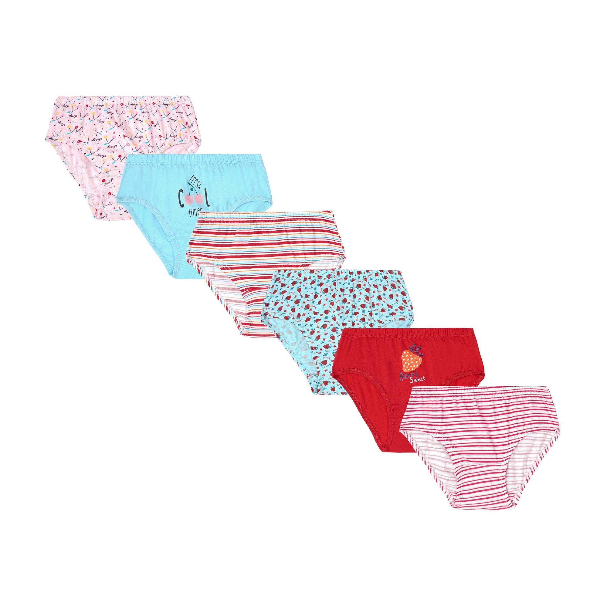 BABY 59 |Red Rose Soft & Stylish Baby Panties – 100% Cotton Comfort for Your Little One