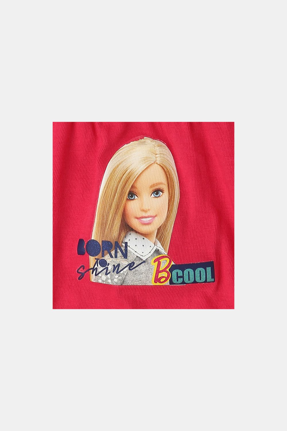 Red Rose Girls' Cotton Briefs Pack of 6 – Solid Colors with Barbie Prints  | BABY-106