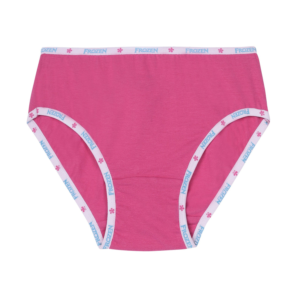 Red Rose Girls' Frozen Print Cotton Briefs – Pack of 6 – Soft & Stylish Innerwear | BABY-120