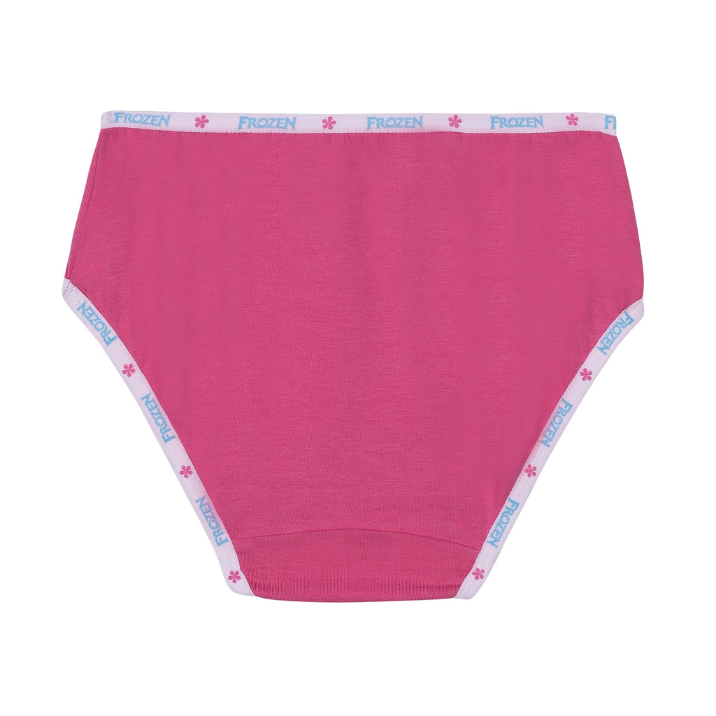 Red Rose Girls' Frozen Print Cotton Briefs – Pack of 6 – Soft & Stylish Innerwear | BABY-120