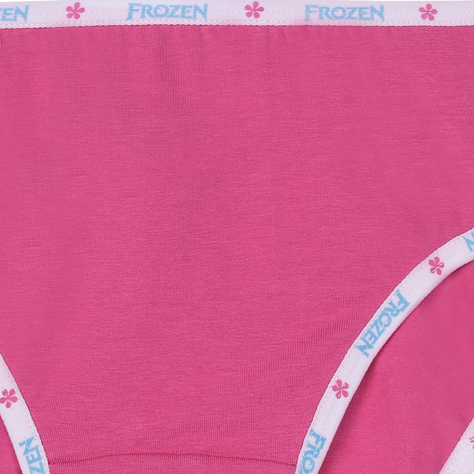 Red Rose Girls' Frozen Print Cotton Briefs – Pack of 6 – Soft & Stylish Innerwear | BABY-120