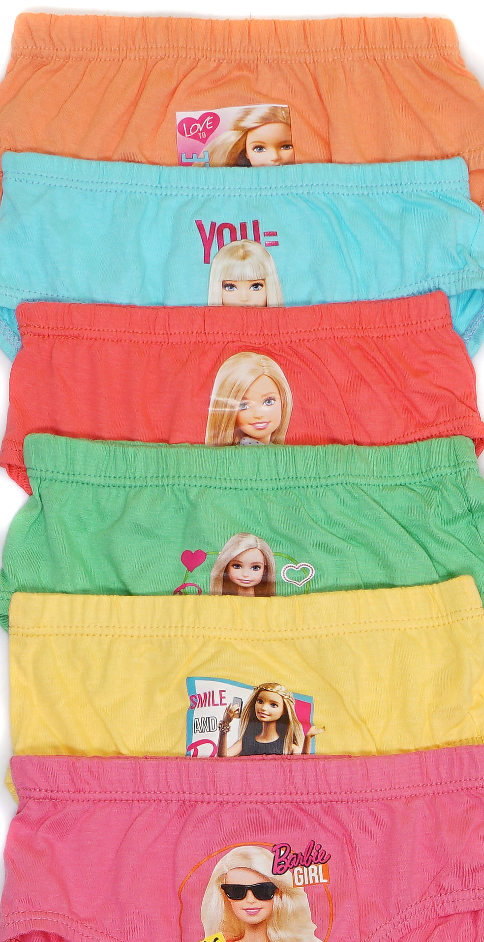 Redrose Barbie Cotton Briefs – Pack of 6 | BABY-122
