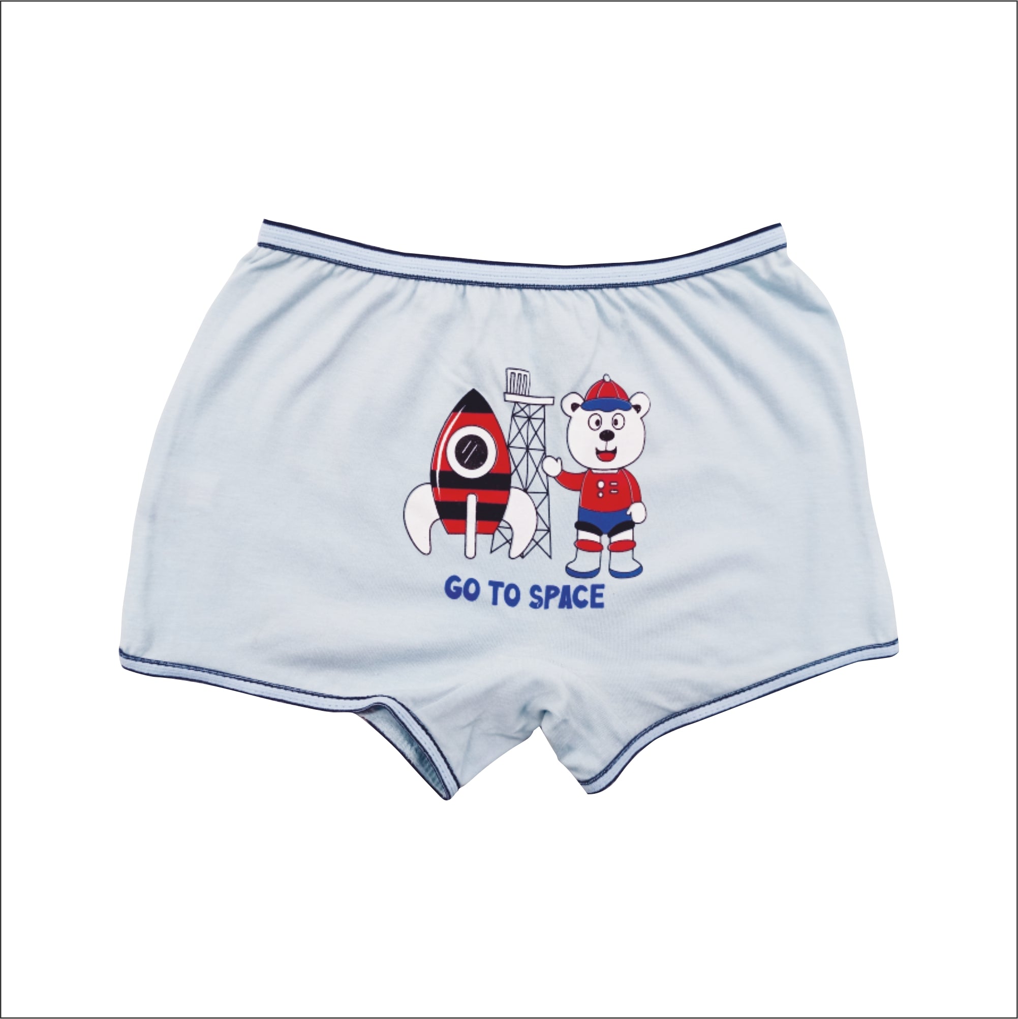 Redrose Baby Girls Cotton Printed Briefs | Pack of 6 | Soft & Colorful Innerwear | BABY-160