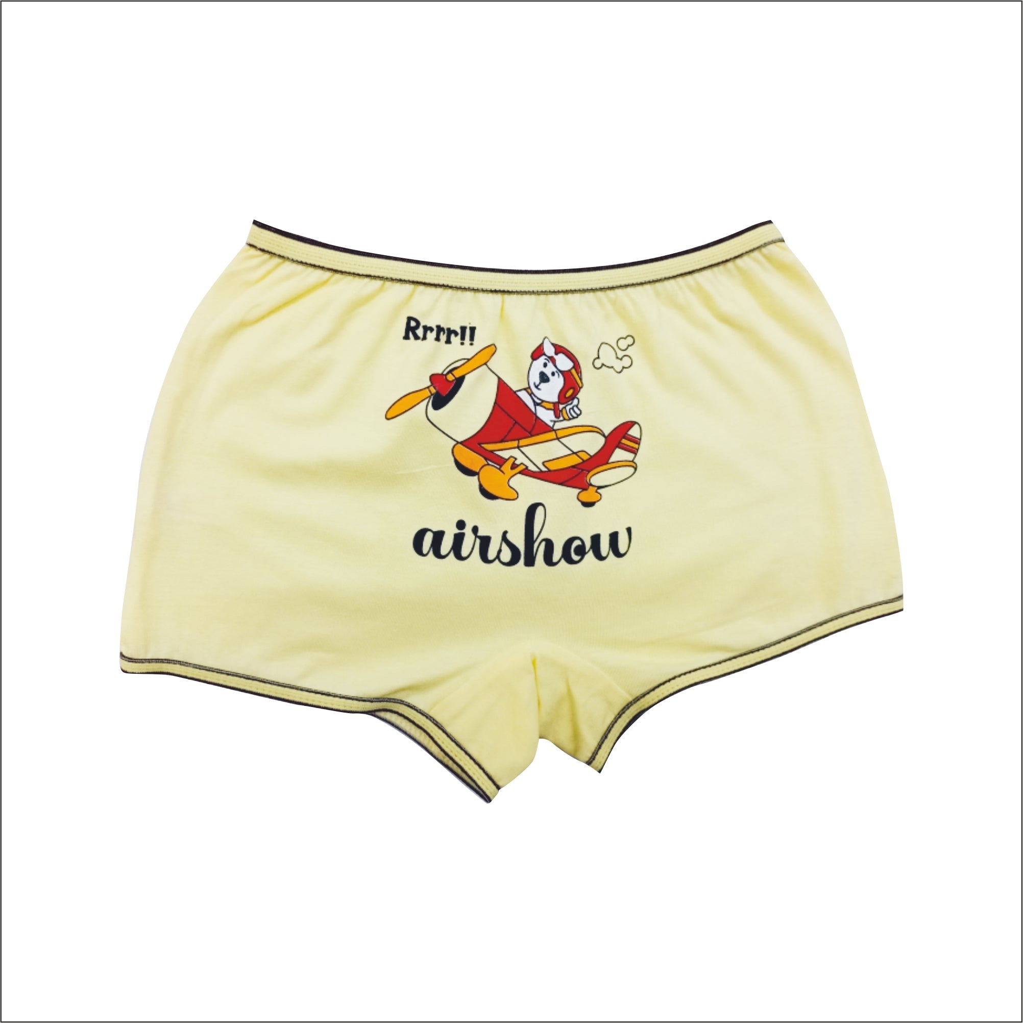 Redrose Baby Girls Cotton Printed Briefs | Pack of 6 | Soft & Colorful Innerwear | BABY-160