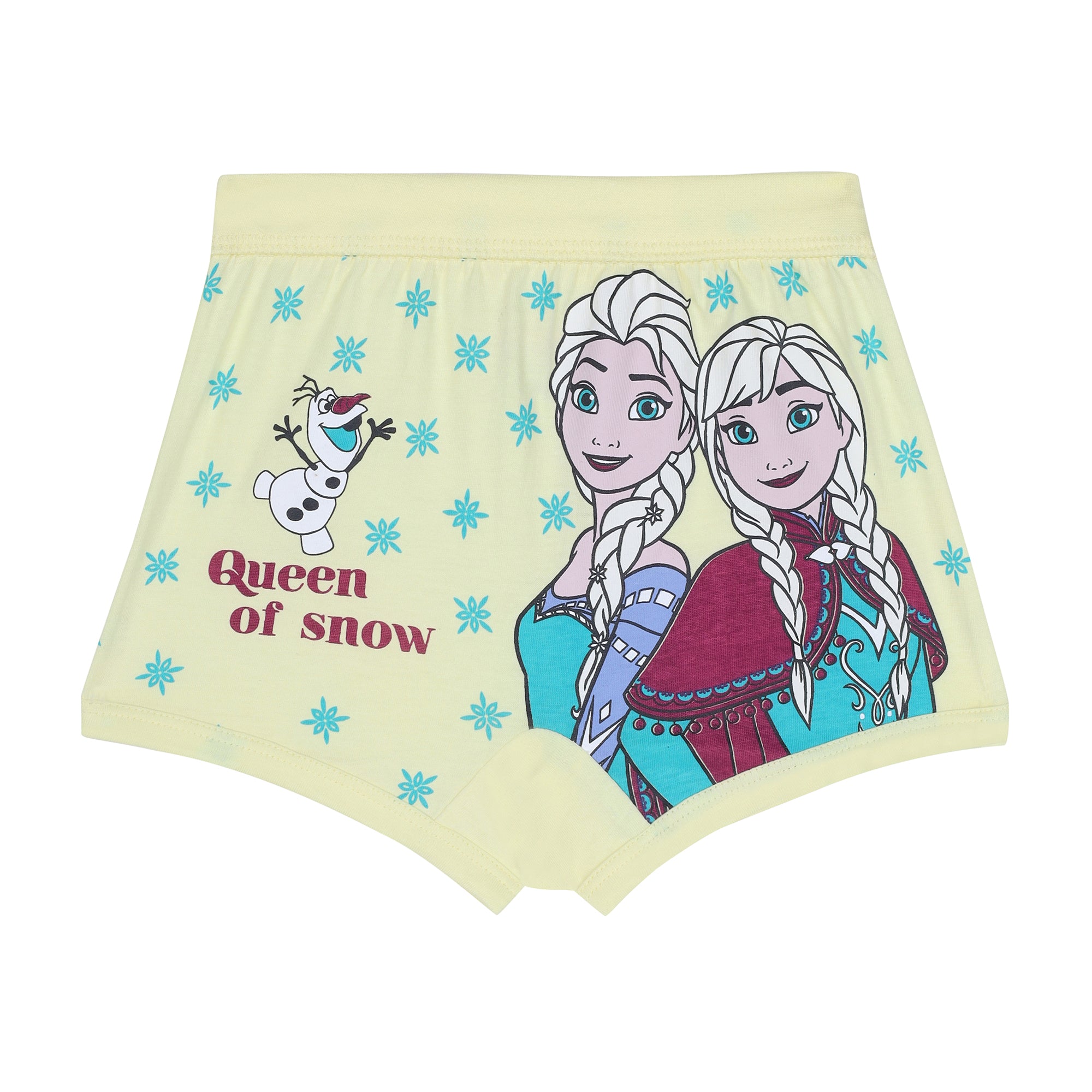 RedRose Cotton Shorts for Baby Girls – Elsa & Anna Themed Cartoon Print | BABY 168