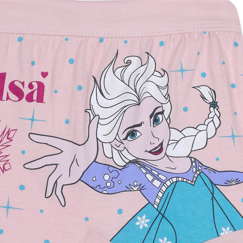 BABY 168| Red Rose Cotton Shorts for Baby Girls – Elsa & Anna Themed Cartoon Print