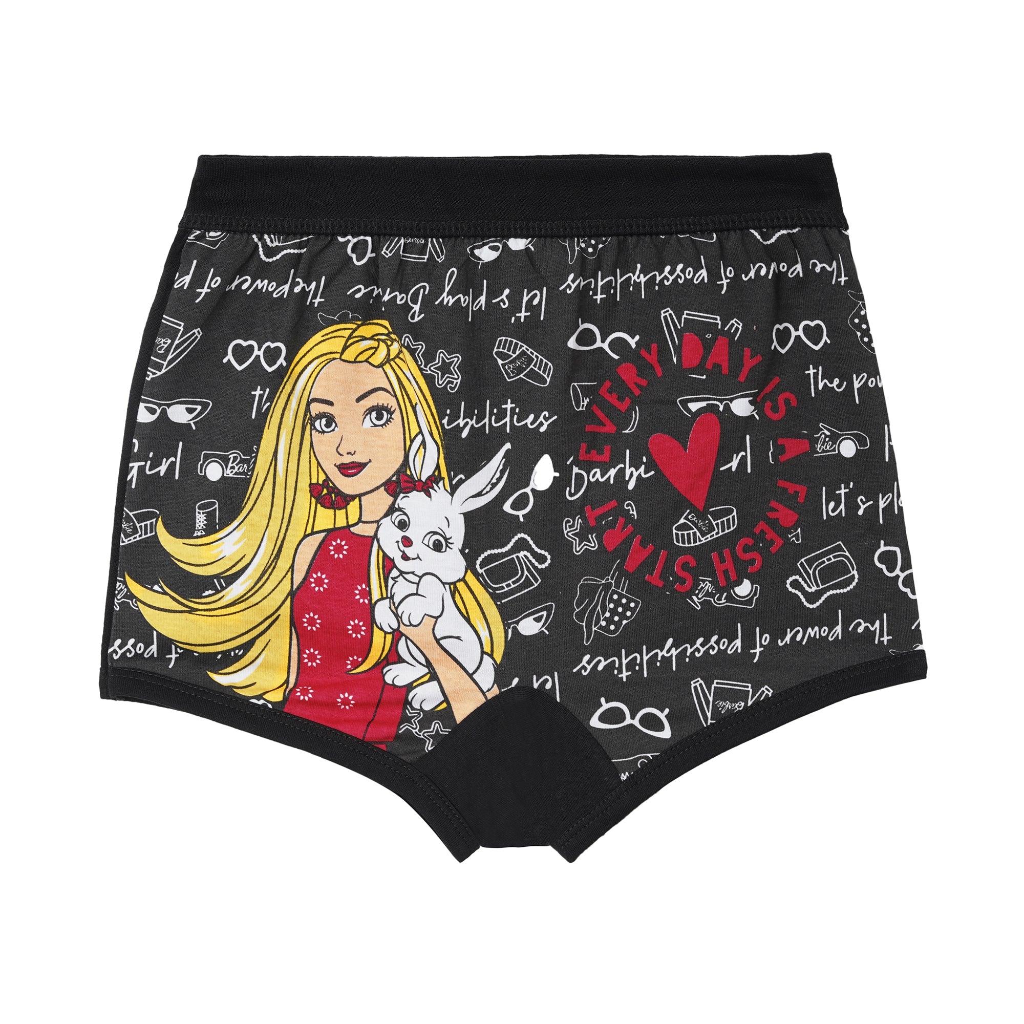 Girls Cotton Printed Shorts – Barbie Theme – Comfortable & Stylish Innerwear | BABY 176