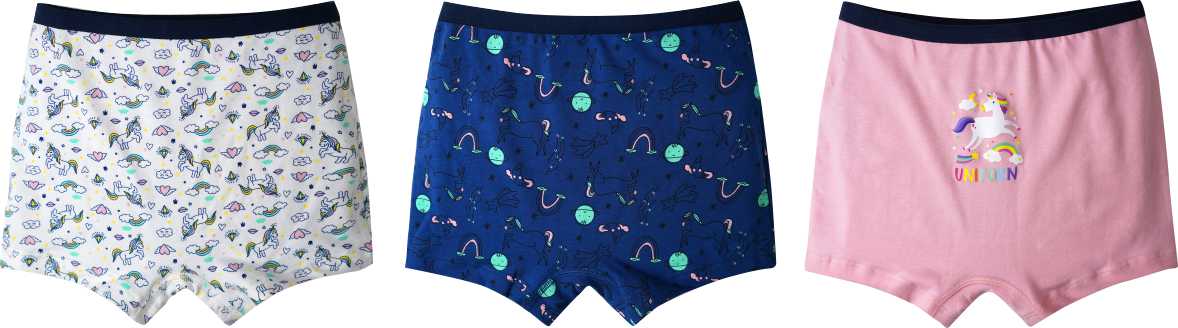 BABY 182 |Red Rose Soft & Stylish Baby Panties – 100% Cotton Comfort for Your Little One PACK OF 3