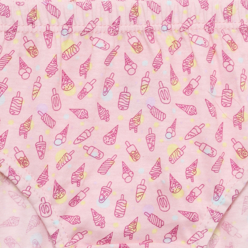 BABY 5007| Red Rose Soft & Stylish Baby Panties – 100% Cotton Comfort for Your Little One PACK OF 5