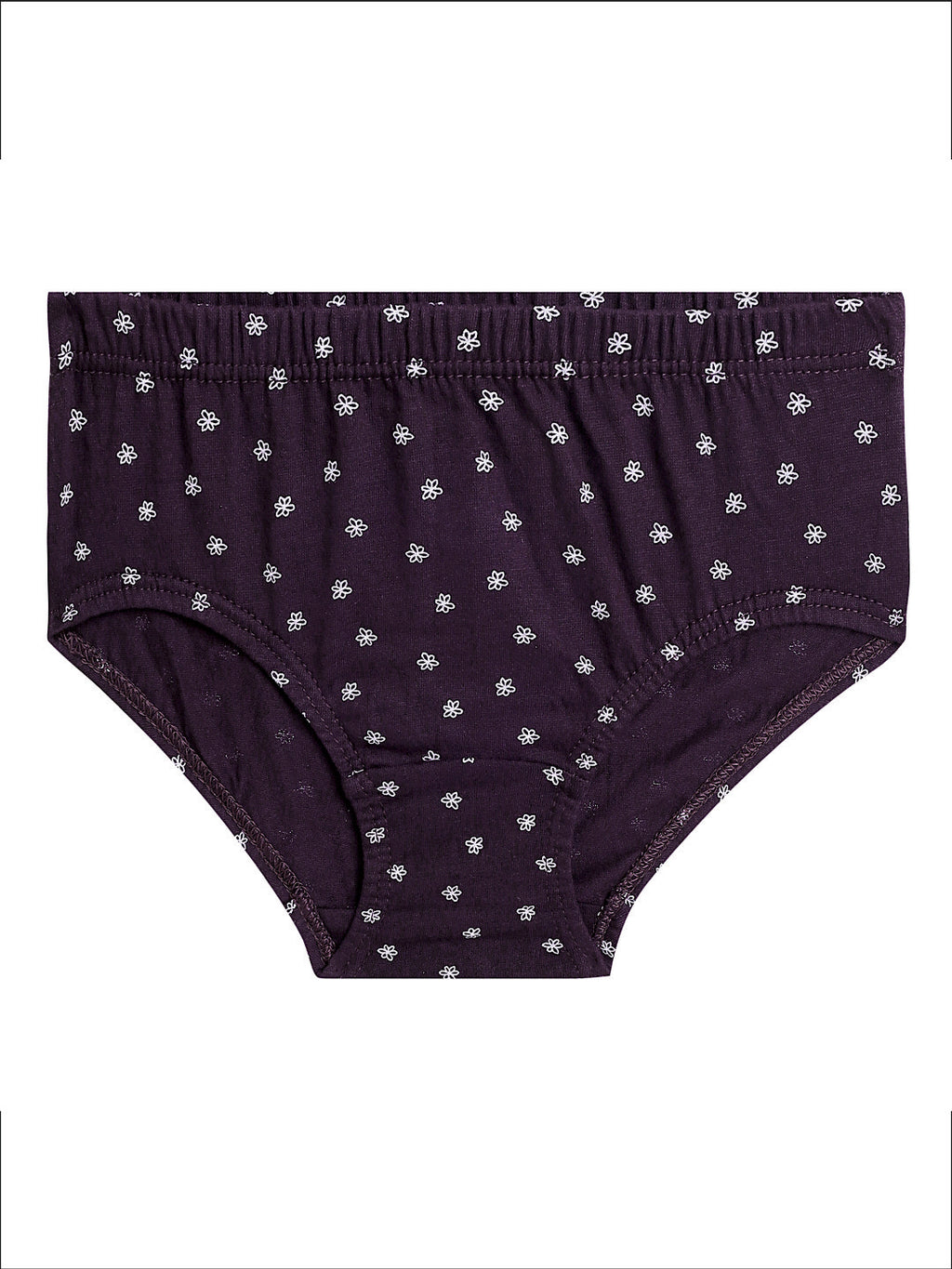 Redrose Girls' Printed Briefs Pack of 6 – Soft Cotton Innerwear for Kids (Multicolor) | BABY-70