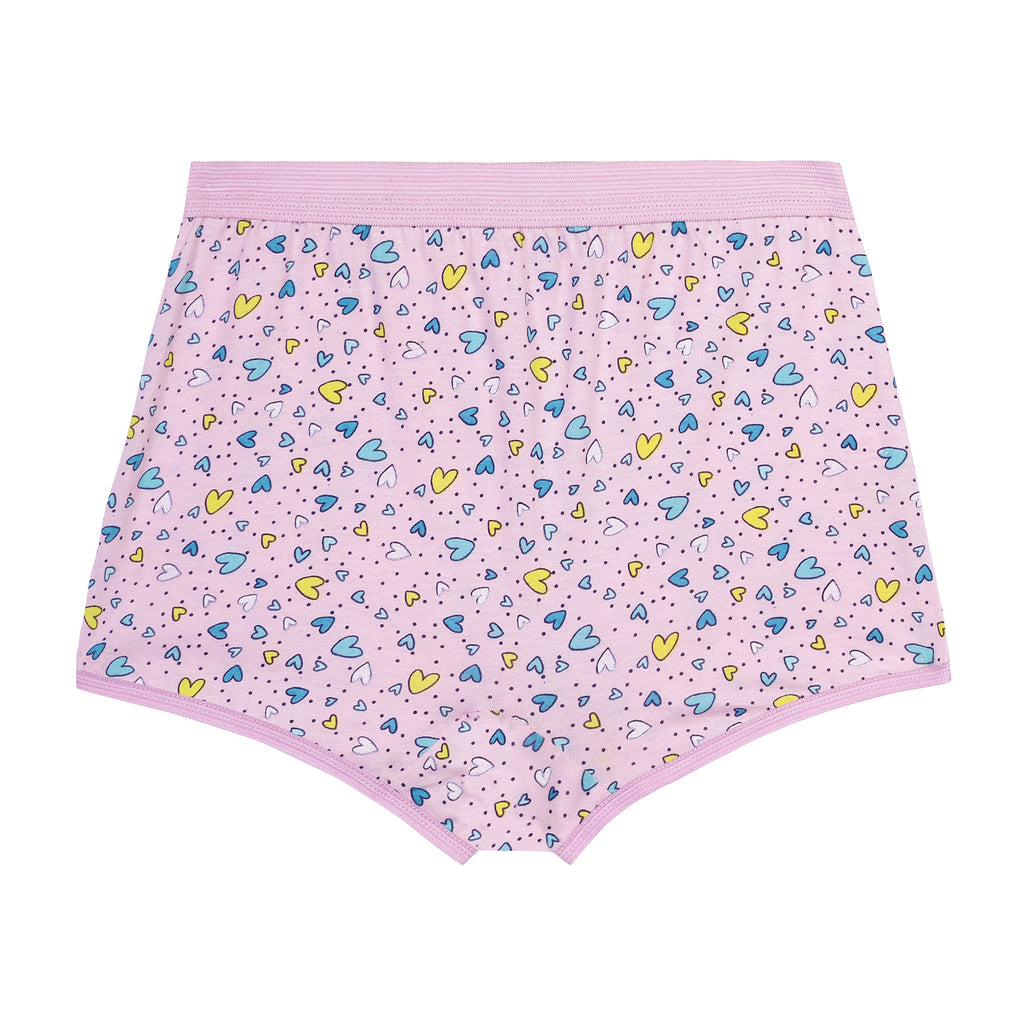 BLM 221| Red rose Girls Floral Print Cotton Bloomers – Pack of 6 | Vibrant & Comfy Daily Essentials