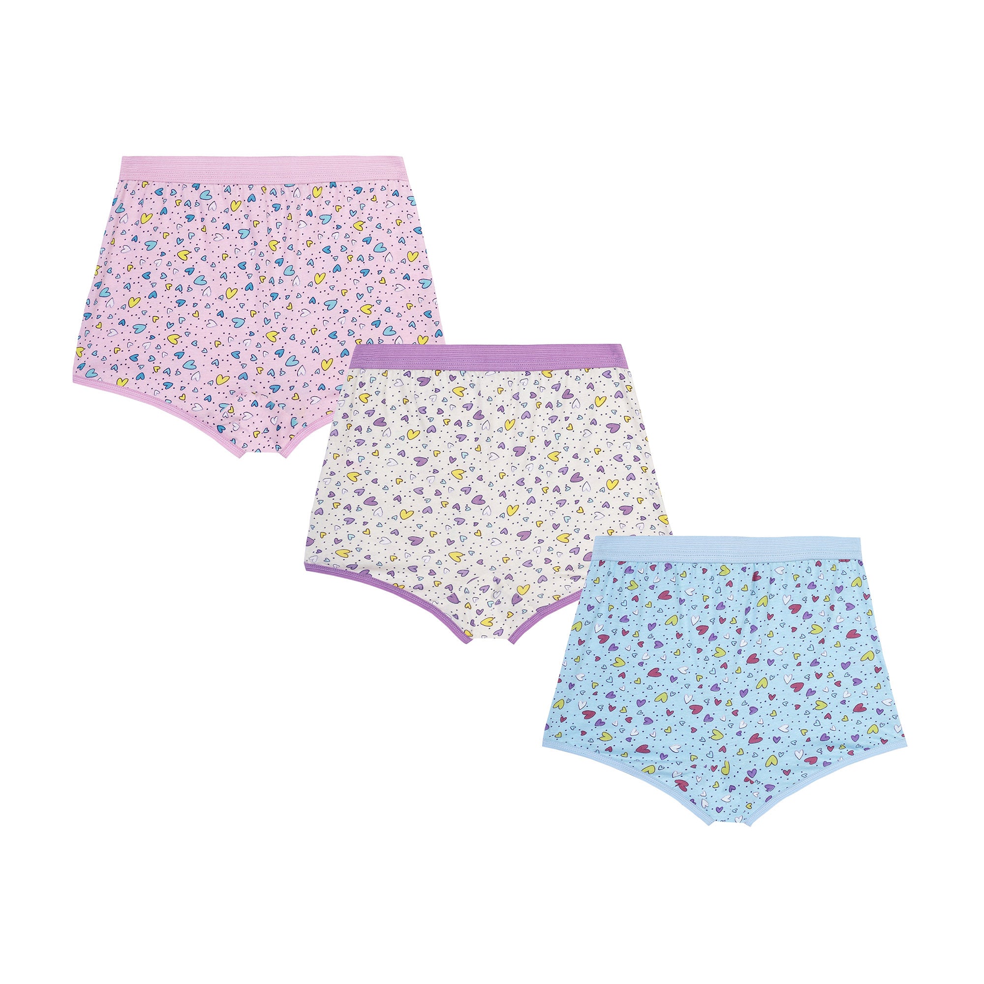 BLM 221| Red rose Girls Floral Print Cotton Bloomers – Pack of 6 | Vibrant & Comfy Daily Essentials
