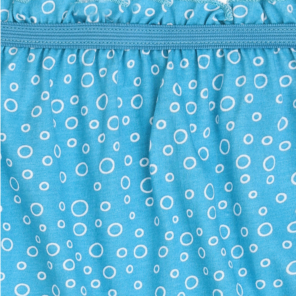 BLM 238| Red rose Girls' Cartoon Print Bloomers – Pack of 6 | Soft Cotton Comfort for Everyday Wear