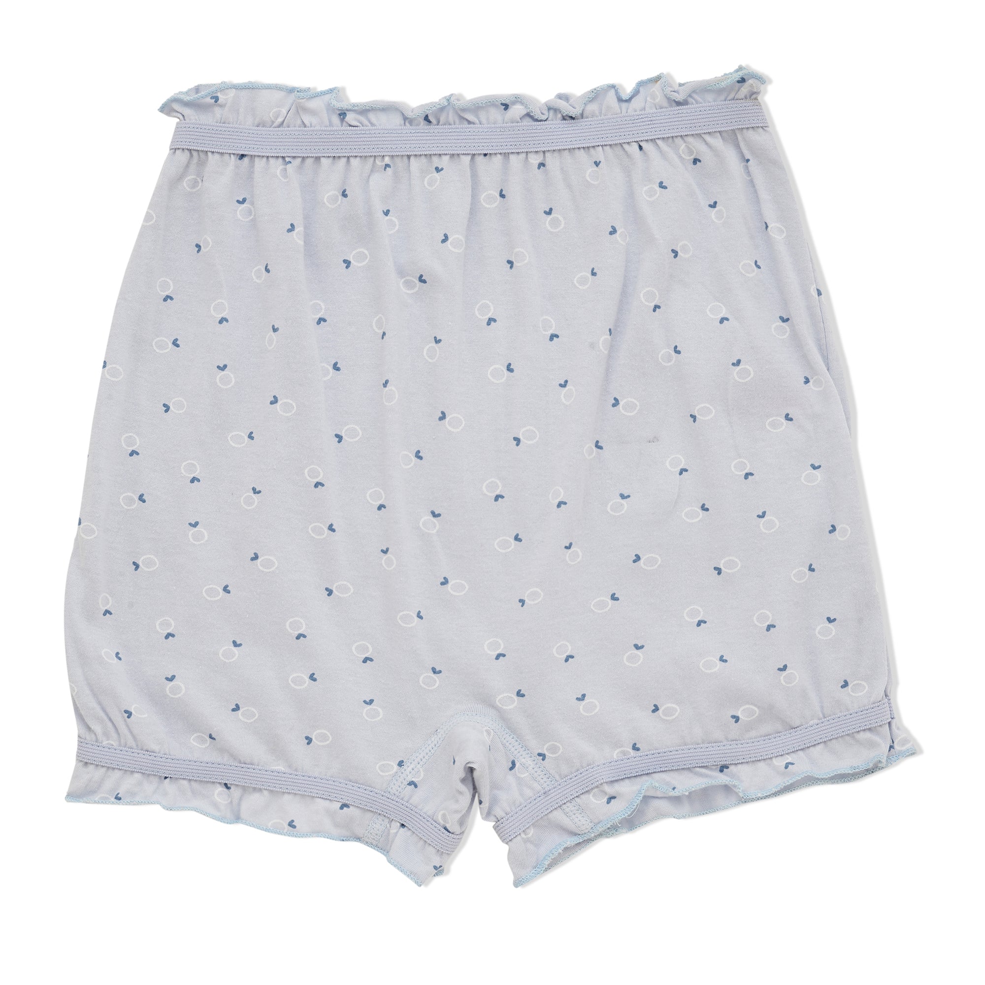 Redrose Girls' Soft Cotton Printed Bloomers – Pack of 6 | Frill Hem Design 🌼👧 | BLM-233