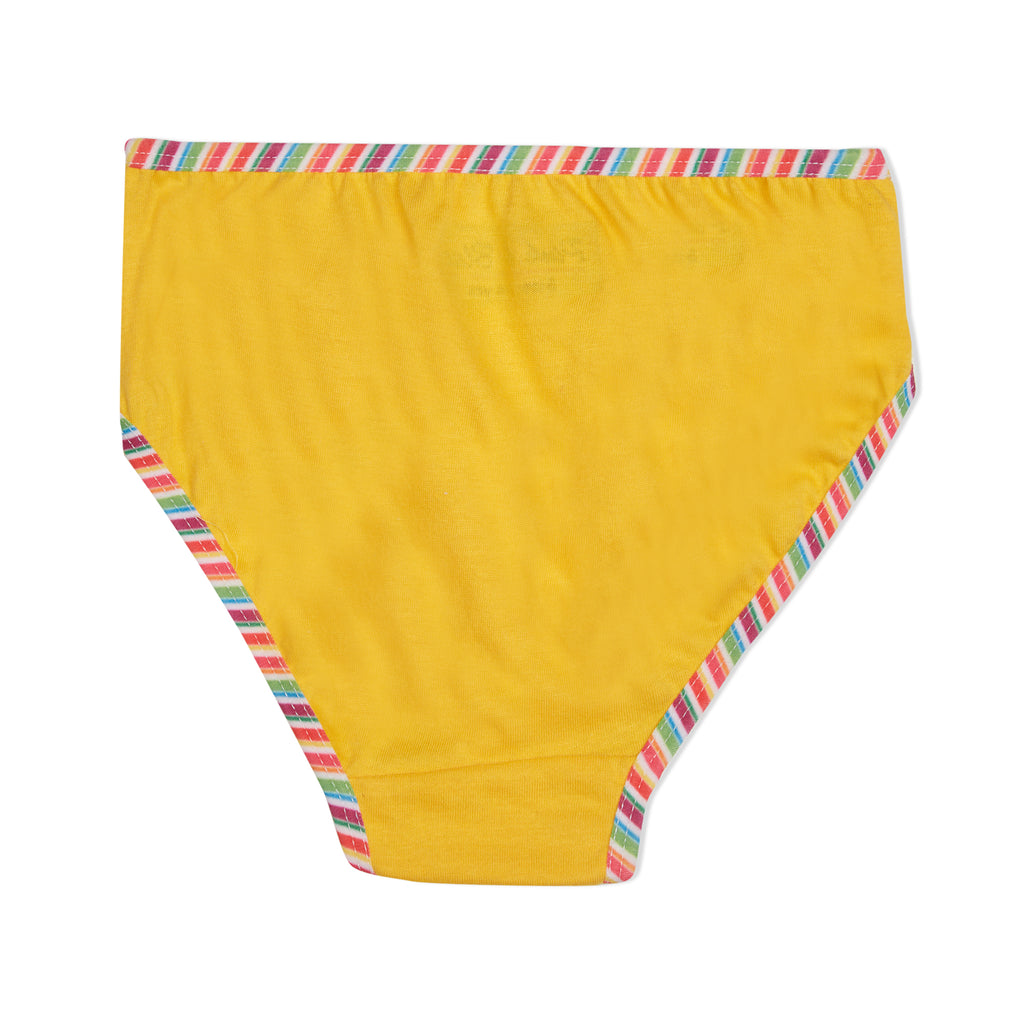 BABY-83 |Red rose Girls Cotton Printed Panty - Pack of 3 (Multicolor)