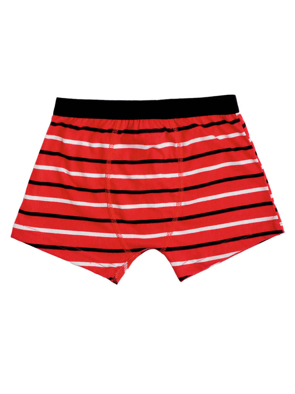 Redrose Boys Innerwear Printed Boxer Briefs – Pack of 6 | Fun Cartoon & Stripe Designs | JR-512