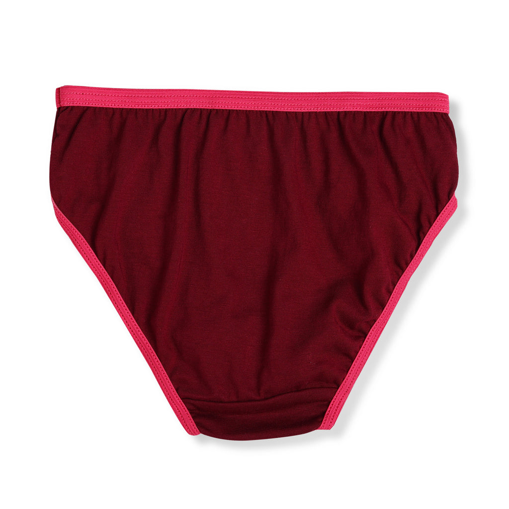BABY 157| Red Rose Soft & Stylish Baby Panties – 100% Cotton Comfort for Your Little One