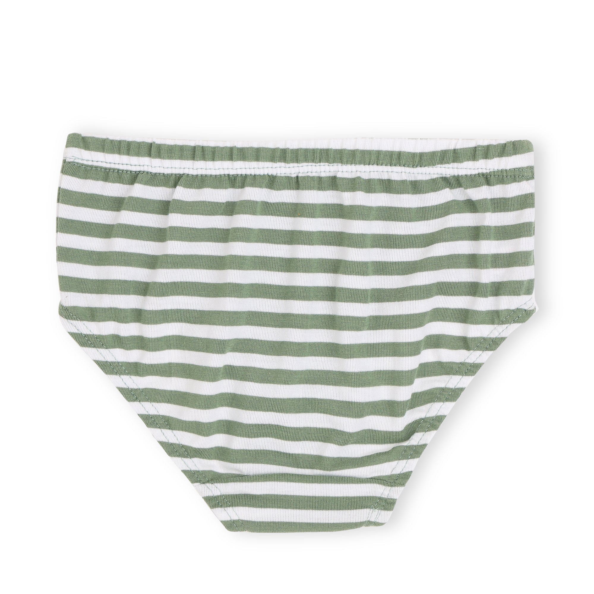 Redrose Girls' Striped Cotton Panties – Pack of 6 | Multicolor Comfort Fit Briefs for Daily Wear | BABY-60