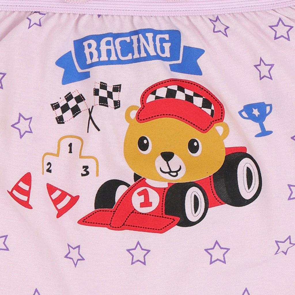 BLM 244|Redrose Girls' Cartoon Print Bloomers – Pack of 6 | Soft Cotton Comfort for Everyday Wear 🦄🌈