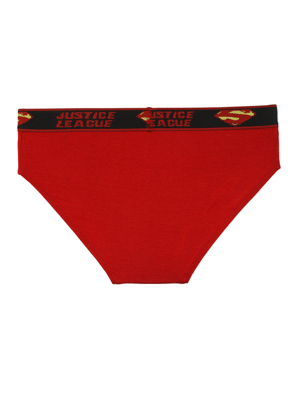 Redrose Justice League Boys' Briefs – Pack of 6 | Superman & Batman Waistbands | JR-78