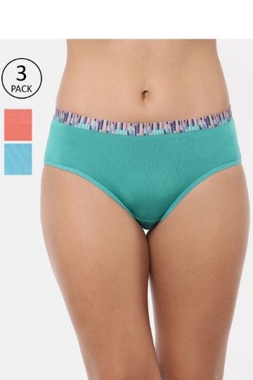 SOLIDS NO. 3 Hipster Pantie (Pack of 3)