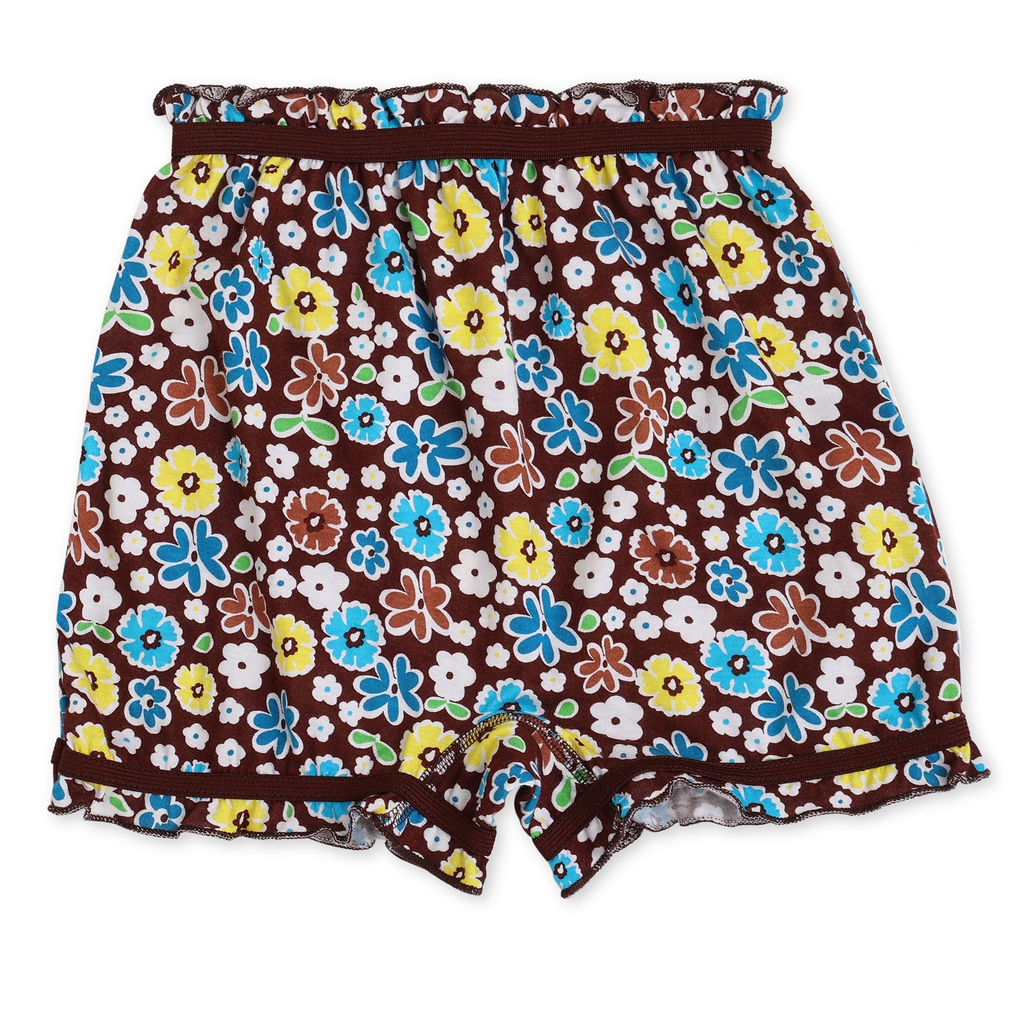 🌼 Redrose Girls Floral Print Cotton Bloomers – Pack of 6 | Vibrant & Comfy Daily Essentials 👧 | BLM-223