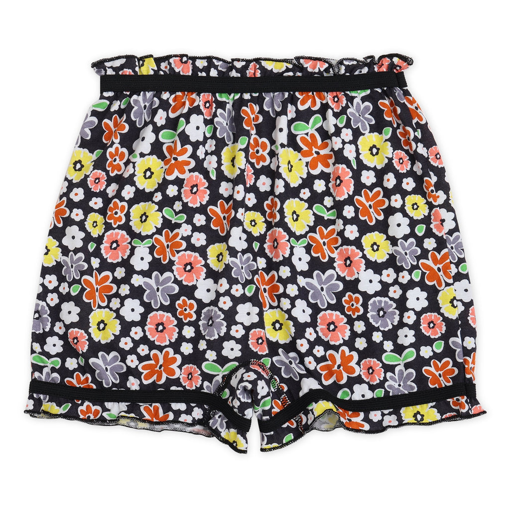 🌼 Redrose Girls Floral Print Cotton Bloomers – Pack of 6 | Vibrant & Comfy Daily Essentials 👧 | BLM-223