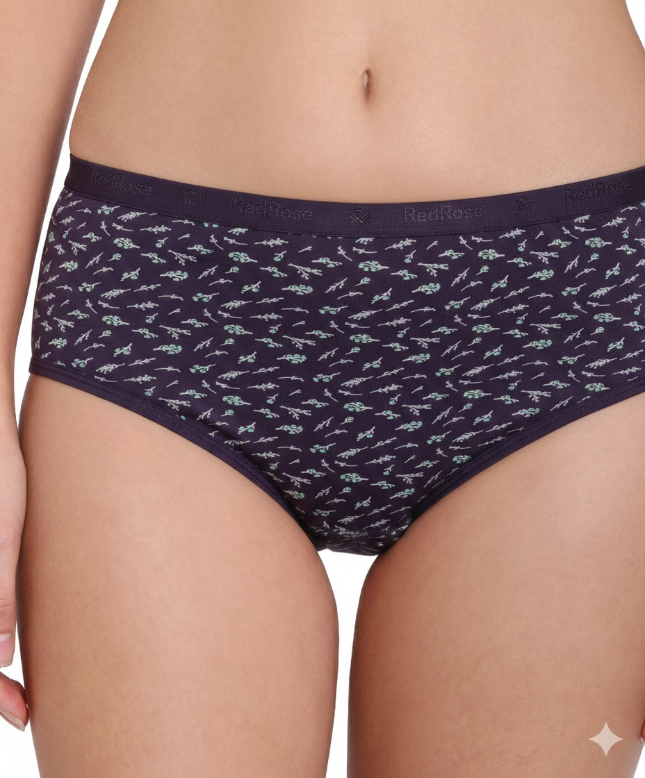 Midrise Cotton Hipster Panties– Pack of 3